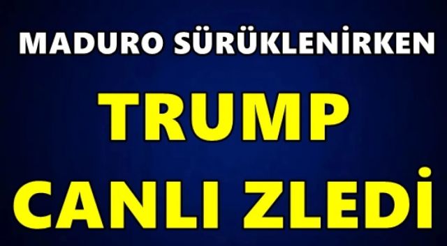 Maduro yatak odasından sürüklenerek çıkarıldı, Trump canlı izledi: Dizi gibiydi!