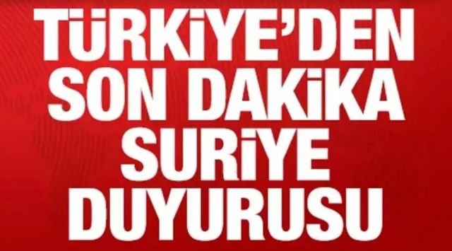 Bakan Güler 'koşulsuz şartsız' deyip ilan etti