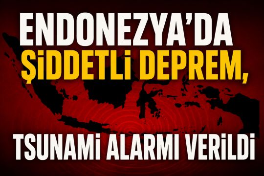 Endonezya'da 7,7 Büyüklüğünde Şiddetli Deprem: Tsunami Alarmı Verildi