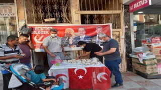 Yeniden Refah Partisi Hatay Kırıkhan'da Aşure Dağıtımı Yaptı