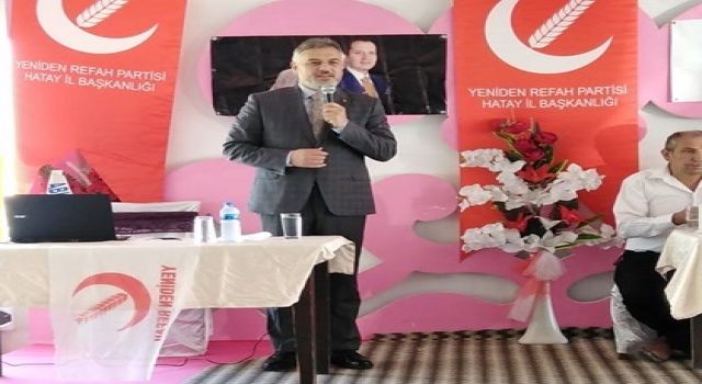 Yeniden Refah Partisi Hatay'a Çıkarma Yaptı