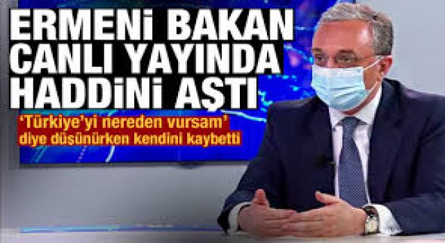 Ermeni Bakan haddini aştı! 'Türkiye'yi nereden vursam' diye düşünürken kendini kaybetti