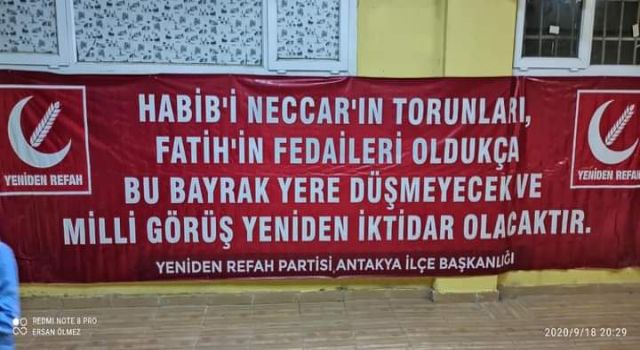 Yeniden Refah Partisi Antakya İlçe Başkanlığı Mahalle Temsilciliklerini Açıyor