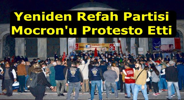 Yeniden Refah Partisi Sultan Abdulhamid'in Mekanından Fransa'yı Protesto Etti