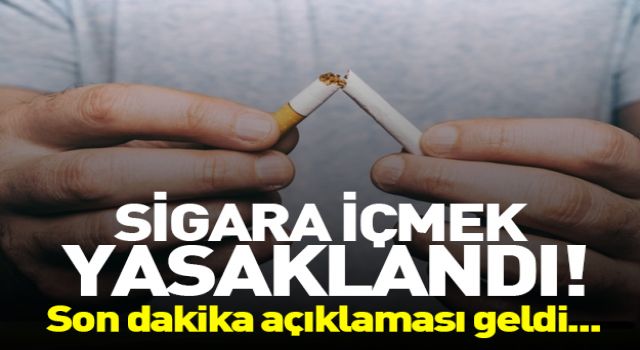 81 İlde Sigara İçmek Yasaklandı