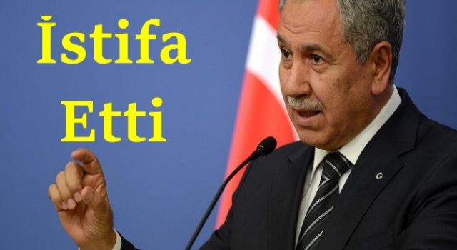 Bülent Arınç istifa etti