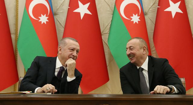 Cumhurbaşkanı Erdoğan Aliyev'le görüştü!