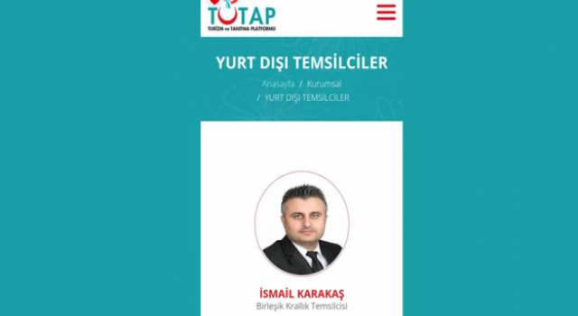 İsmail Karakaş, TUTAP Birleşik Krallık Temsilciliği’ne Atandı