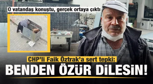 O vatandaş konuştu, gerçek ortaya çıktı! CHP'li Öztrak'a sert tepki!