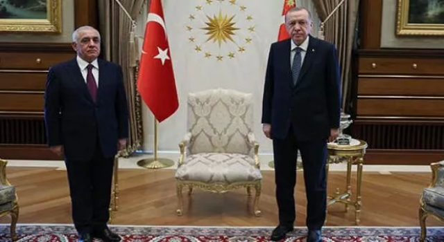 Cumhurbaşkanı Erdoğan, Azerbaycan Başbakanı Asadov'u kabul etti