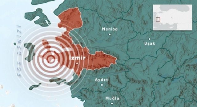 İzmir'de Şiddetli Deprem