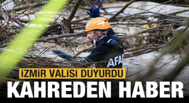 İzmir'deki sel felaketinden kahreden haber!
