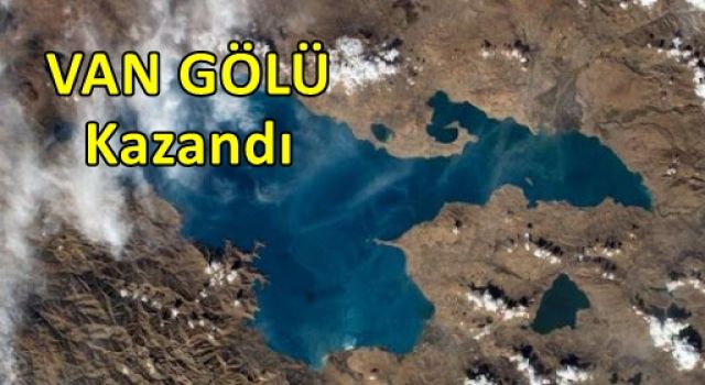 Büyük yarışmayı Van Gölü kazandı