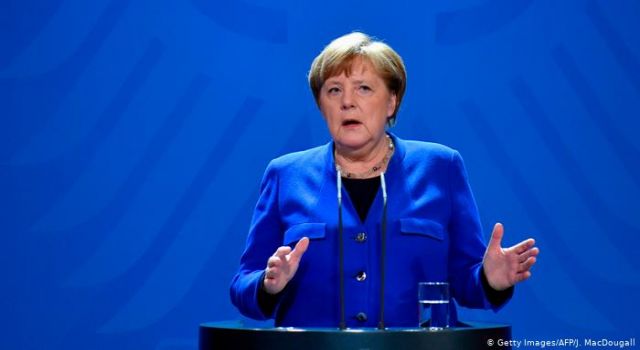 Almanya Başkanı Merkel'den skandal İsrail-Filistin açıklaması