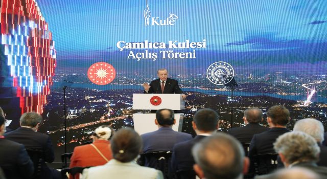 Cumhurbaşkanı Erdoğan, Çamlıca Kulesi’nin açılış törenine katıldı