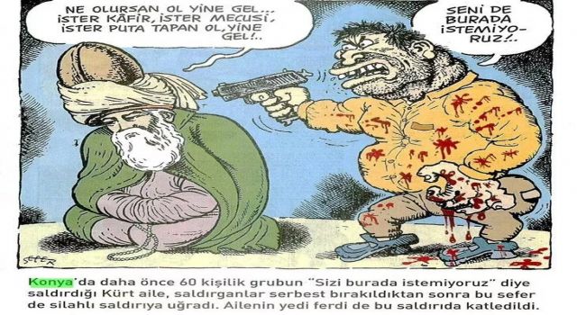 Leman Dergisi'nden bir skandal daha: Rezil karikatür!