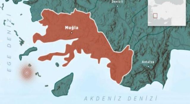 Muğla'da 4,2 büyüklüğünde deprem