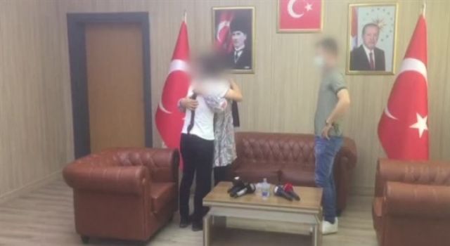 PKK’dan kaçarak teslim olan 2 terörist aileleriyle buluşturuldu