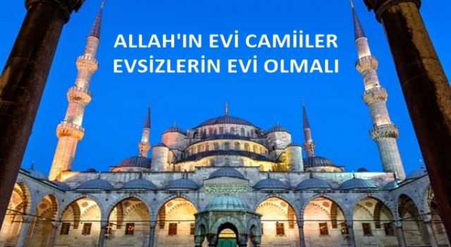 ALLAH'IN EVİ CAMİİLER EVSİZLERİN EVİ OLMALI! EVSİZLERE KARŞI 4 MAYMUNU OYNAMAK ATEŞTİR TÜRKİYE AİLE MECLİSİ DÜNYA EVSİZLER GÜNÜ