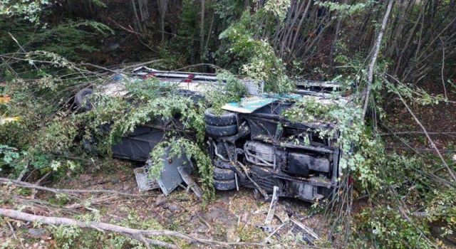 Samsun'da Yolcu otobüsü devrildi... Ölü ve yaralılar var