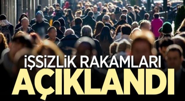 İşsizlik rakamları açıklandı