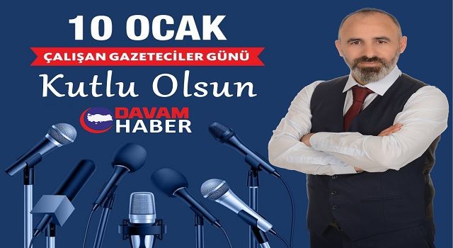 Murat Marap 10 Ocak Çalışan Gazeteciler Günü dolayısıyla bir mesaj yayımladı