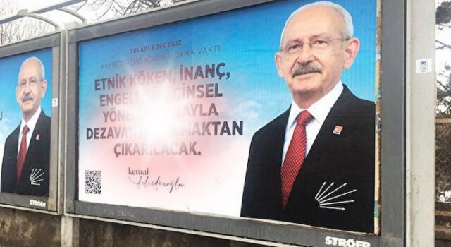 Kemal Kılıçdaroğlu'ndan eşcinsellere afişli destek sözü!