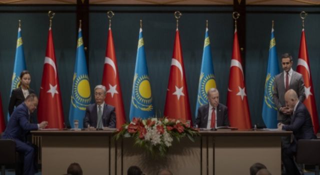 Cumhurbaşkanı Erdoğan, Kazakistan Cumhurbaşkanı Tokayev ile ortak basın toplantısında konuştu