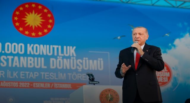 Cumhurbaşkanı Erdoğan, Büyük İstanbul Dönüşümü Esenler İlk Etap Teslim Töreni’nde konuştu