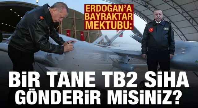 8 yaşındaki Ukraynalı kızdan Erdoğan'a Bayraktar TB2 mektubu