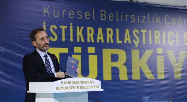 İletişim Başkanı Altun: Türkiye, küresel istikrarsızlık dalgası içinde bir istikrar adası hâline dönüştü