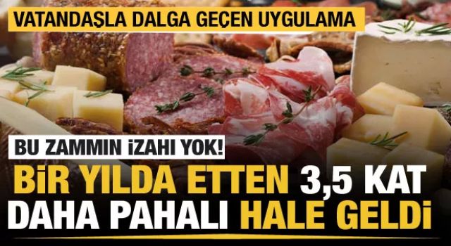 Bir yılda etten 3,5 kat daha pahalı hale geldi... "Bu, vatandaşla dalga geçmek"