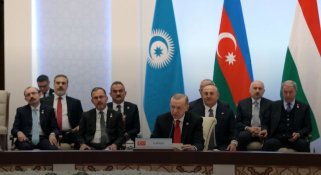 Cumhurbaşkanı Erdoğan, Türk Devletleri Teşkilatı Zirvesi’nde konuştu