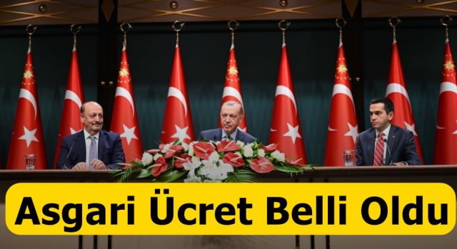 Asgari Ücret Belli Oldu