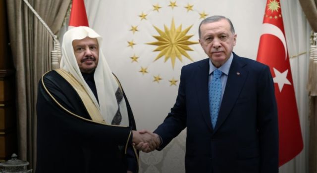 Cumhurbaşkanı Erdoğan, Suudi Arabistan Şûra Meclisi Başkanı Al Şeyh’i kabul etti