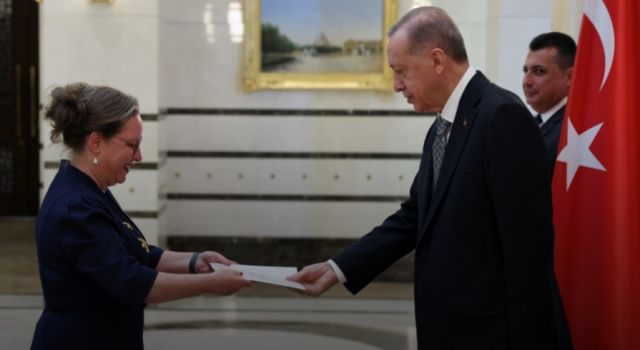 Sri Lanka, Uruguay, İsrail ve Kırgızistan Büyükelçileri Cumhurbaşkanı Erdoğan’a güven mektuplarını takdim etti