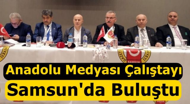 Anadolu’nun değişik bölgelerinden gelen 50 Medya Sivil Toplum Kuruluşu Başkanı gazeteci, Samsun’da Dijital Gazetecilik Bağlamında VII. Anadolu Medyası Çalıştayı’nda buluştu.