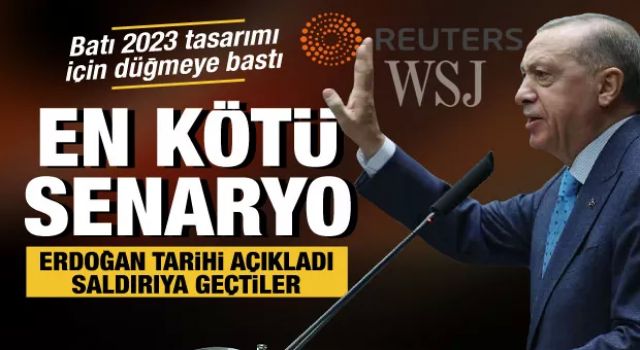 Erdoğan seçim tarihini açıkladı... Amerikan WSJ ve İngiliz Reuters saldırıya geçti