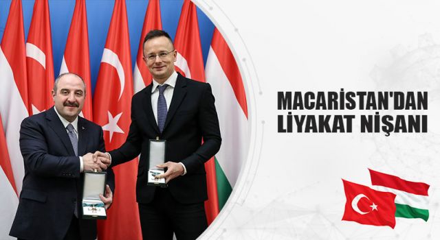 MACARİSTAN'DAN LİYAKAT NİŞANI