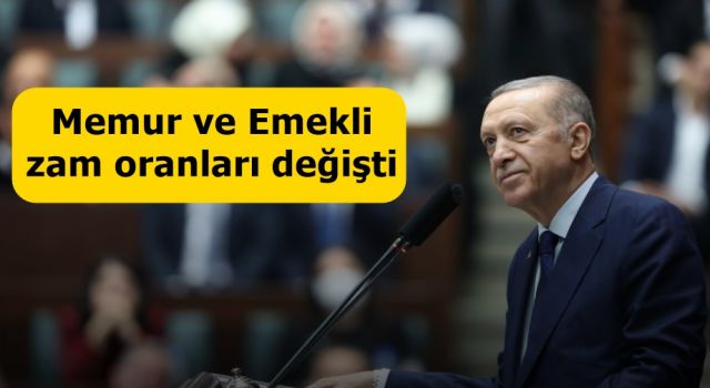 Memur ve Emekli zam oranları değişti