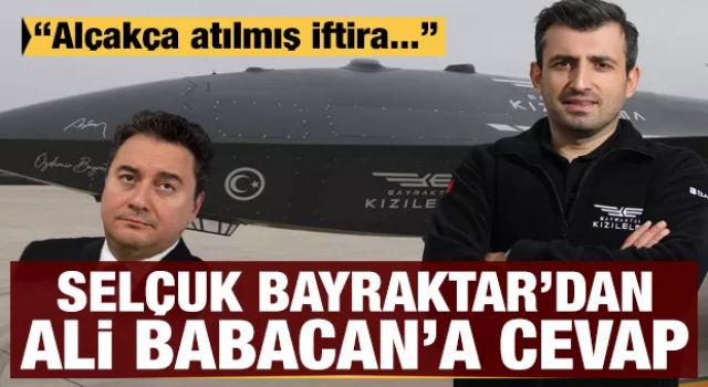 Selçuk Bayraktar'dan Ali Babacan'a yanıt