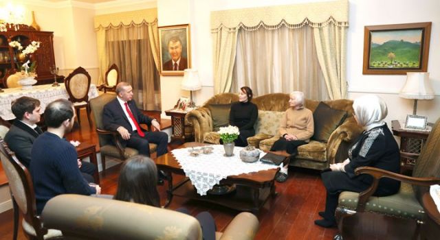 Cumhurbaşkanı Erdoğan’dan, Baykal ailesine taziye ziyareti