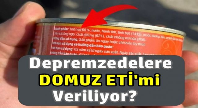 Yurtdışından gelen yardım malzemelerinin içinden çıktı! Depremzedeler birbirlerini uyardı