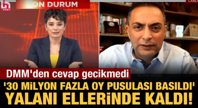 '30 milyon fazla oy pusulası basıldı' yalanı ellerinde kaldı! DMM'den cevap gecikmedi