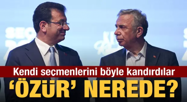 Kendi seçmenlerini böyle kandırdılar! 'Özür' nerede?