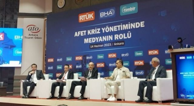 Afet Kriz Yönetiminde Medyanın Rolü Çalıştayı Ankara'da başladı