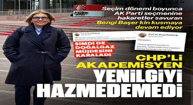 Seçim dönemi boyunca AK Parti seçmenine hakaretler savuran Bengi Başer kin kusmaya devam ediyor