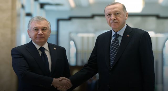 Cumhurbaşkanı Erdoğan, Özbekistan Cumhurbaşkanı Mirziyoyev’i tebrik etti