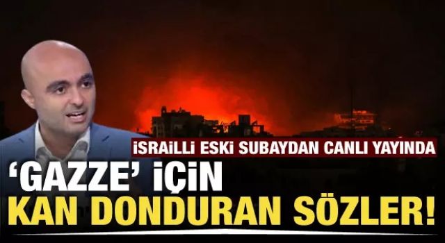 Eski İsrailli subaydan skandal sözler! 'Gazze'de 2 buçuk milyon terörist var'