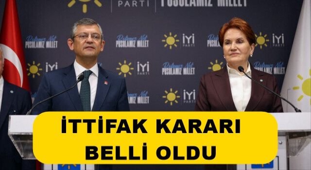 İYİ PART-CHP İTTİFAKI BAŞLAMADAN BİTTİ